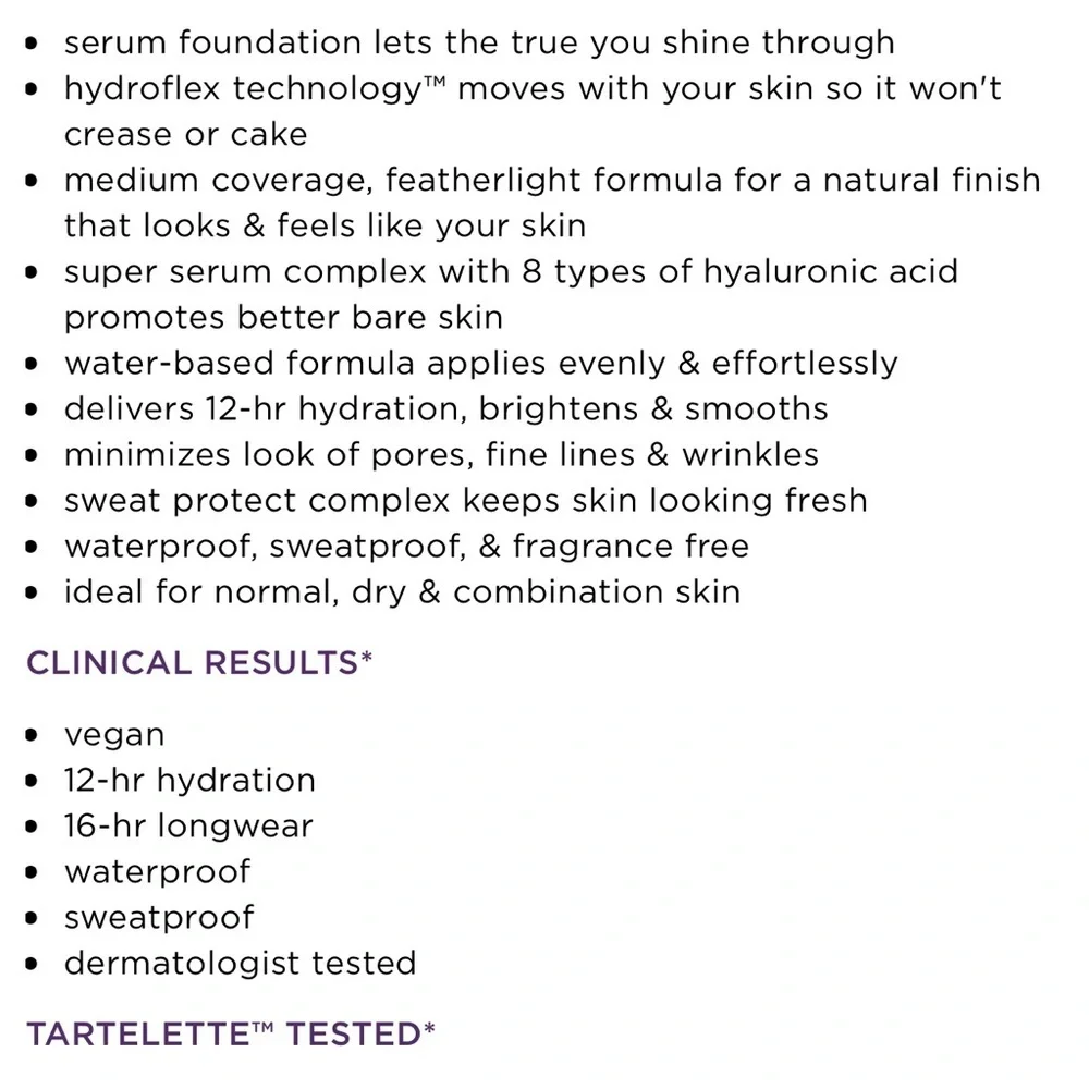 NIB.. Tarte‎ Sea hydroflex Deep Sand